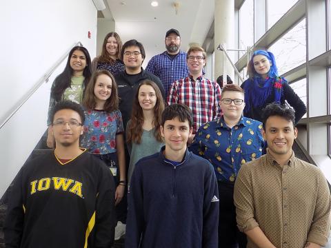 Group photo of the Weber Lab of 2023.